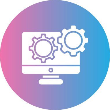 seo modern simgesinin vektör illüstrasyonu