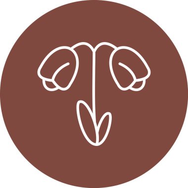 Çiçekli bir kadının vektör çizimi