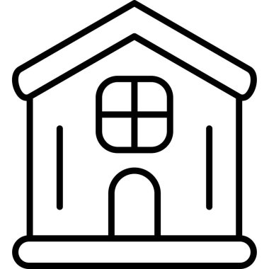 Mimari yapı şehir simgesi taslak biçiminde