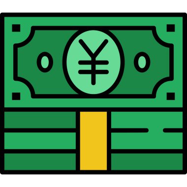 Para için. Web simgesi basit illüstrasyon