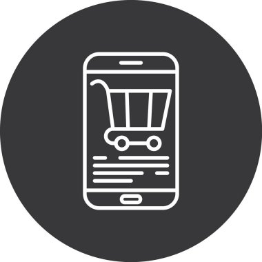 vektör cep telefon simgesi