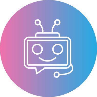 Konuş. Web simgesi basit illüstrasyon