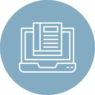 Bilgisayar. Web simgesi basit illüstrasyon