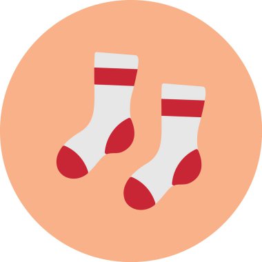 Çorap. Web simgesi basit illüstrasyon