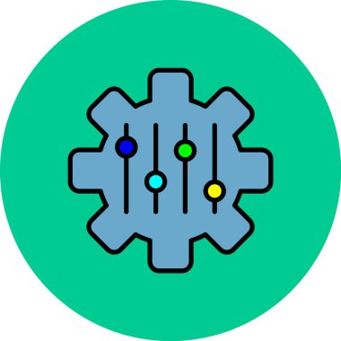 seo modern simgesinin vektör illüstrasyonu