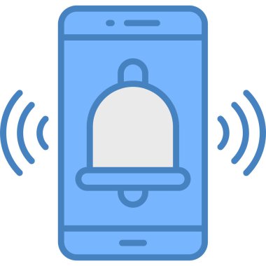 Telefon simgesi vektör illüstrasyonu