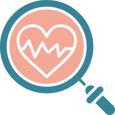 Kalp. Web simgesi basit tasarım