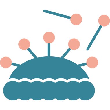Virüs. Web simgesi basit illüstrasyon