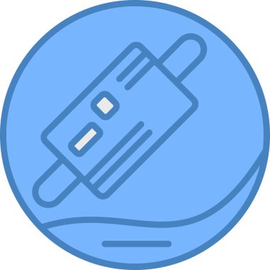 Bir kredi kartı simgesinin vektör çizimi