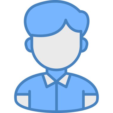 avatar erkek simgesi Doldurulmuş dış hat biçimi