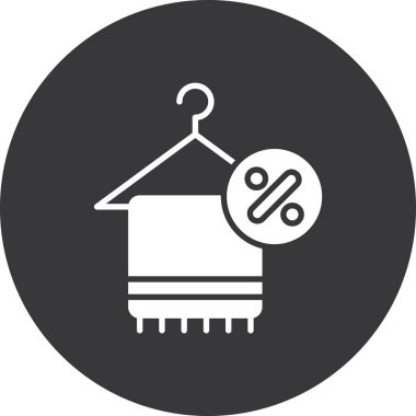 İndirim etiketi simgesi, vektör