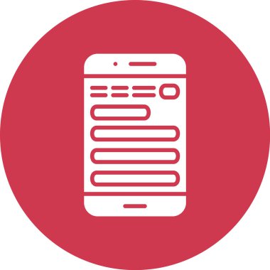 vektör telefon web simgesi