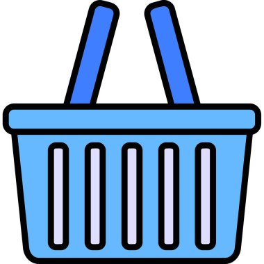 Sepet satın alma simgesi - taslak biçimi