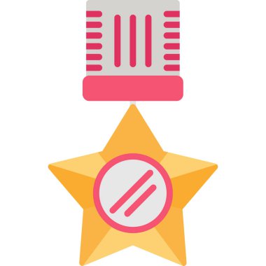 Rozet. Web simgesi basit illüstrasyon