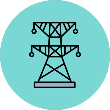 Proje için vektör kulesi simgesi