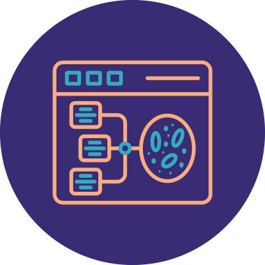 Modern b 'nin vektör illüstrasyonu eksik simgesi