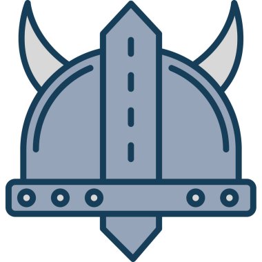 Viking miğfer vektör çizimi