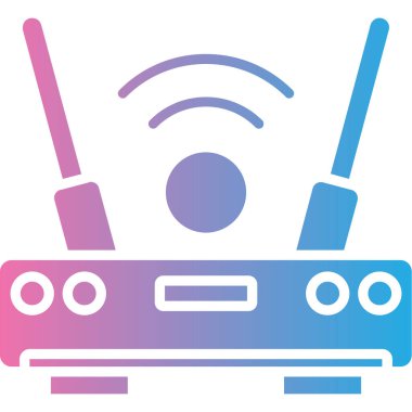 Radyo simgesi, vektör illüstrasyonu