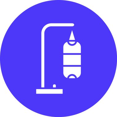 Benzin istasyonu simgesinin vektör illüstrasyonu