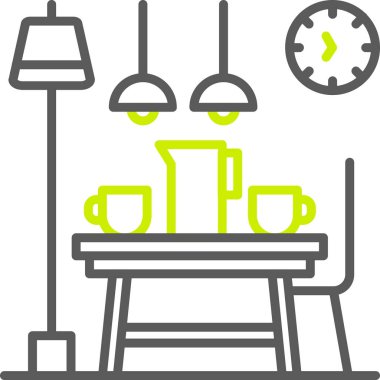 Bir tablonun vektör illüstrasyonu