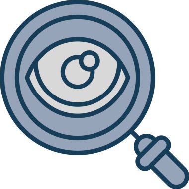 Büyüteç. resimleme tasarımı