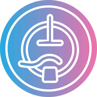 Tek bir simgenin vektör illüstrasyonu