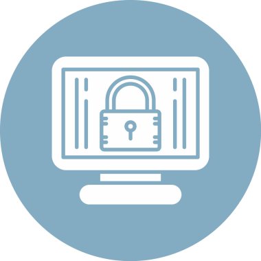 Güvenlik simgesi, vektör çizimi