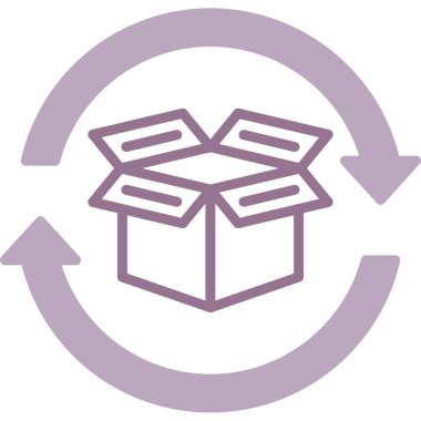 Teslimat. Web simgesi basit tasarım