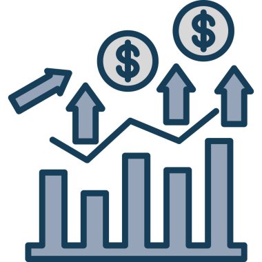 iş grafiği vektör illüstrasyonu