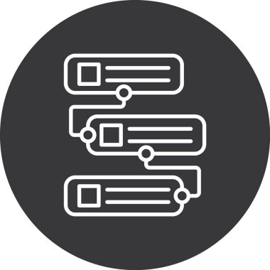 Veri paylaşım simgesi, vektör illüstrasyonu