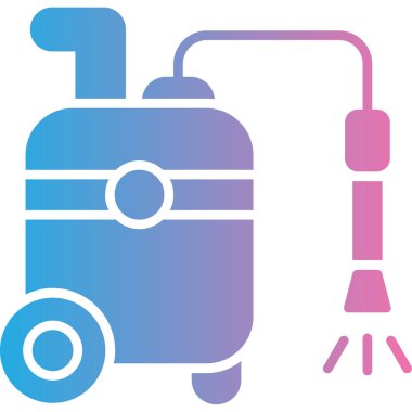 Gaz tankı simgesinin vektör illüstrasyonu