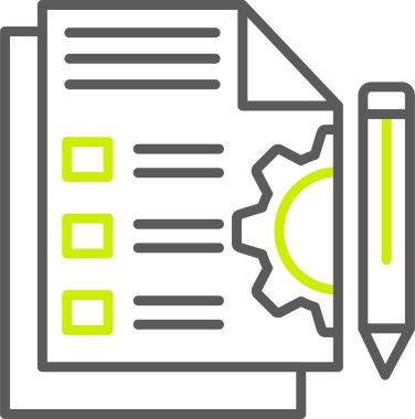 kontrol listesi simgesi vektör illüstrasyonu