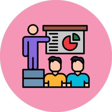 iş simgesi vektör illüstrasyonu