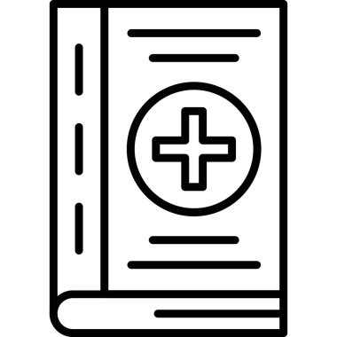 kitap simgesi vektör illüstrasyonu