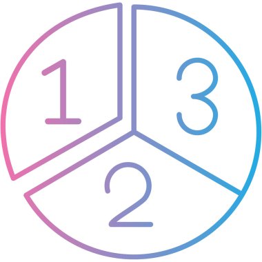 üç renk yuvarlak simgesi