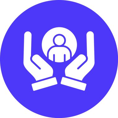 İnsan simgesinin vektör illüstrasyonu