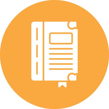 Belge simgesinin vektör illüstrasyonu