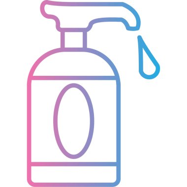 Temizleme simgesinin vektör illüstrasyonu