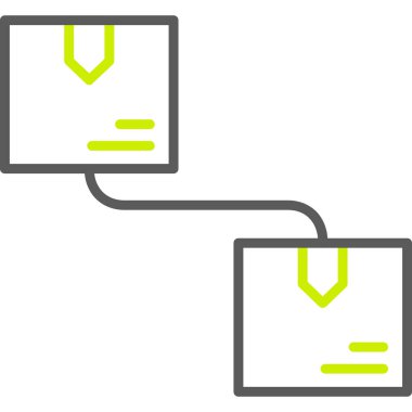 Veri paylaşım simgesi, vektör illüstrasyonu