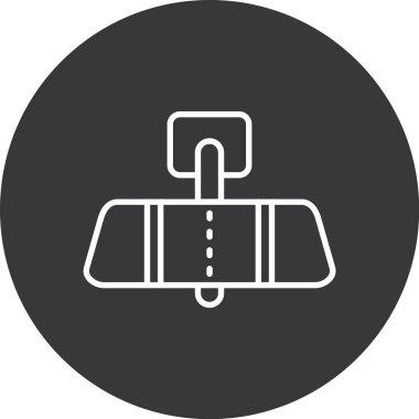 Modern simgenin vektör illüstrasyonu