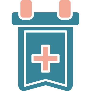 Hastane Simgesi Vektör İllüstrasyonu