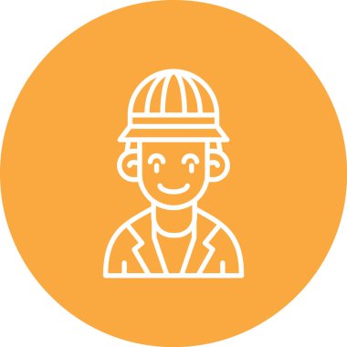 Modern insan simgesinin vektör illüstrasyonu