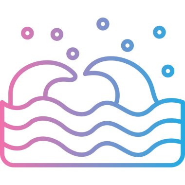 su simgesi vektör illüstrasyonu