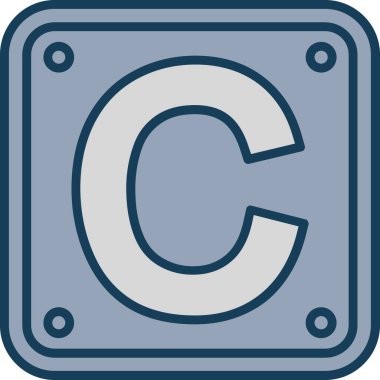 Modern bir simgenin vektör illüstrasyonu