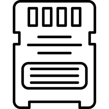 Yazıcı simgesi vektör illüstrasyonu