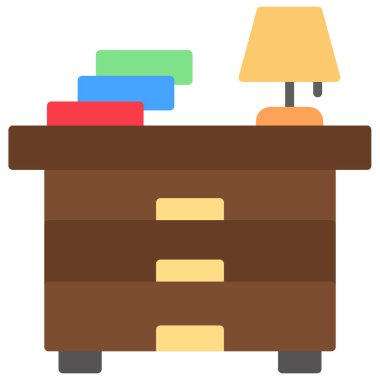 Kitap simgesi, basit vektör illüstrasyonu