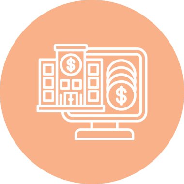 İnternet bankacılığı. Basit resimleme