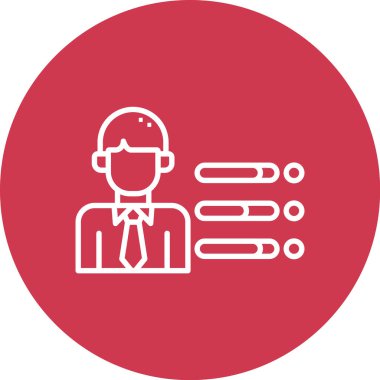 Sakallı bir adamın vektör çizimi