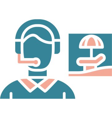 Kulaklık ve akıllı telefon vektör tasarımlı kadın