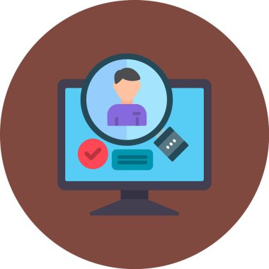 Online Pazarlama vektör simgesi